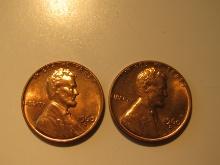 US Coins: 2xBU/Clean 1960-D pennies