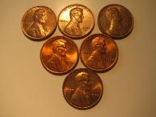 US Coins: 3xBU/Clean 1970-S & 2x1974 & 1s1970-D pennies