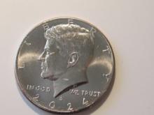 US Coins: 1x2024-D (UNC) Kennedy Half Dollar