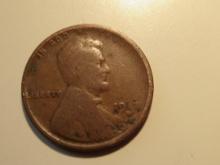 US Coins: 1x1917-D Wheat pennies