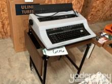 Typewriter c/w Rolling Stand