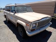 1983 JEEP CHEROKEE SUV,  4 X 4, GAS, AUTOMATIC, NON RUNNER, HAS CRATE LONG