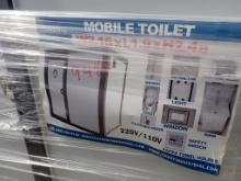 BASTONE MOBILE TOILET,  WATER/ ELECTRIC CONNECTIONS, TOILET , SINK, LIGHTS,