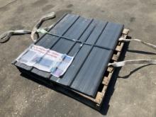 UNUSED METAL ROOF PANEL , APPROX 4FT L x 3FT W, APPROX 30 PIECES