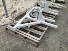 ( 2 ) HEAVY DUTY EQUIPMENT POLE RACKS FOR TRUCKS, APPROX 70" EACH