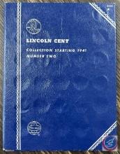 Incomplete Lincoln Cent Book Number Two Collection Starting 1941
