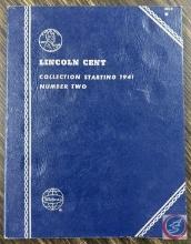 Incomplete Lincoln Cent Book Number Two Collection Starting at 1941