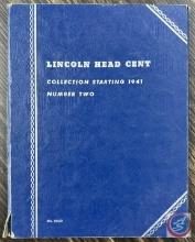 Incomplete Lincoln Head Cent Book Number Two Collection Starting at 1941