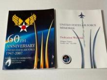 60th Anniversary US Air Force Commemorative Softback Book and Program (Author Signature Included)