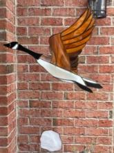 Hanging Stained Glass Canadian Goose