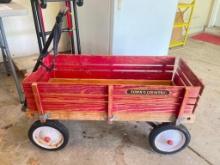 Vintage Radio Flyer Town & Country Wooden Wagon