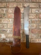 S&J Kitchin Sheffield No 2640 Knife with Sheath (1952)