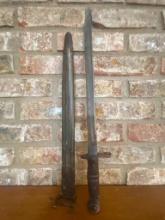 WWI US Military Winchester 1917 Bayonet with Scabard