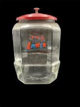 Vintage Lance Countertop Display Jar