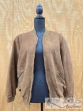 ESPIRT Collection Brown Suade Jacket