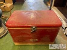 Vintage Thermos Deluxe Model Cooler