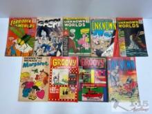 (9) ACG, Marvel & Cartoon Comic Books