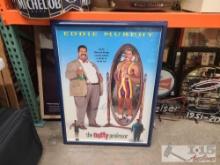 Framed Autographed Nutty Professor Movie Poster Mirror