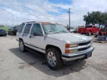 1999 Chevrolet Tahoe Multipurpose Vehicle (MPV), VIN # 1GNEK13R7XJ378019