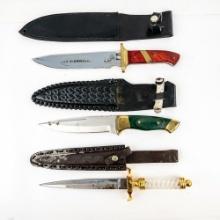 3 Assorted Knives/Daggers