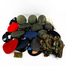 Huge US Military Hat Helmet Cover Lot-Kevlar (35)