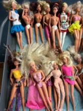 Collection of approximately 30 Barbies 1990s era