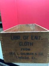 Libr of Ent Cloth Box Geo L Schuman Chicago
