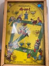vintage 1930s Poosh-M-Up pinball game