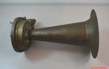 Vintage Steam Engine Train Air Horn Brass 16" Wide X 10" Deep