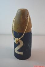 Wood Buoy #2 Nautical Decoration Made In Philippines 14.5" X 5.5"
