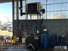 Landair waste oil heater