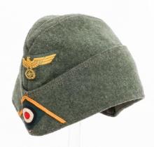 WWII GERMAN KRIEGSMARINE ARTILLERY OVERSEAS CAP
