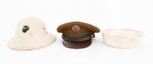 WWII US ARMED FORCES HEADGEAR