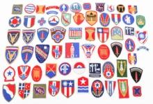 WWII - POST WAR US ARMY SHOULDER PATCHES