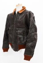 WWII US NAVY AN-6552 LEATHER FLIGHT JACKET
