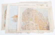 WWII BRITISH ORDNANCE SURVEY MAPS