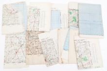 WWII US ORDNANCE & D-DAY RECON MAPS OF FRANCE