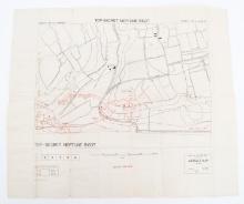 WWII US 1st DIV D-DAY TOP SECRET BIGOT NEPTUNE MAP