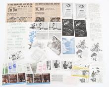 VIETNAM WAR PROPAGANDA LEAFLETS & NEWSPAPER