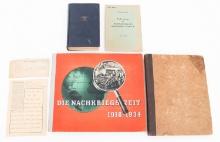 WWII GERMAN OFFICER ALBUM, CIG BOOK & MEIN KAMPF