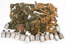 WWI - WWII US ARMY CANTEENS & FIRST AID POUCHES
