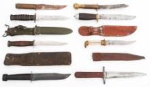 WWII - POST WAR THEATER MADE & COMMERCIAL KNIVES