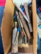 Lot of Assorted Size Chisels