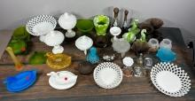 Lot of Vintage Multi-Color Westmoreland Glass Including Milk Glass and More!