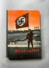 WWII Nazi German Book "NURENBERG 1933"