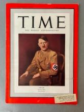 WWII Time Magazine April 14, 1941 Adolf Hitler - Rare