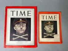 WWII Time Magazine Heinrich Himmler Issue Lot and Issue February 12, 1945