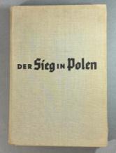 WWII Nazi German 1939 Book Der Sieg in Polen - Victory in Poland