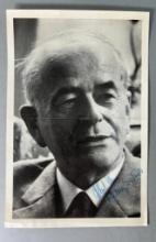 WWII Nazi German Albert Speer Signed Photograph