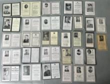 WWII Nazi German Death Card - Sterbebild Lot